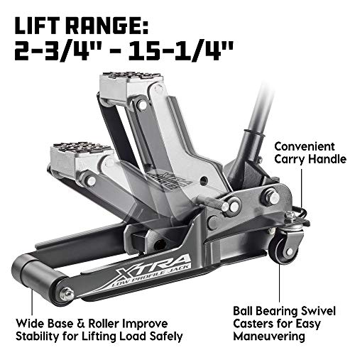 Bottle Jack and Jack Stands in One, 6000 Pound All-in-One Car Lift S264808