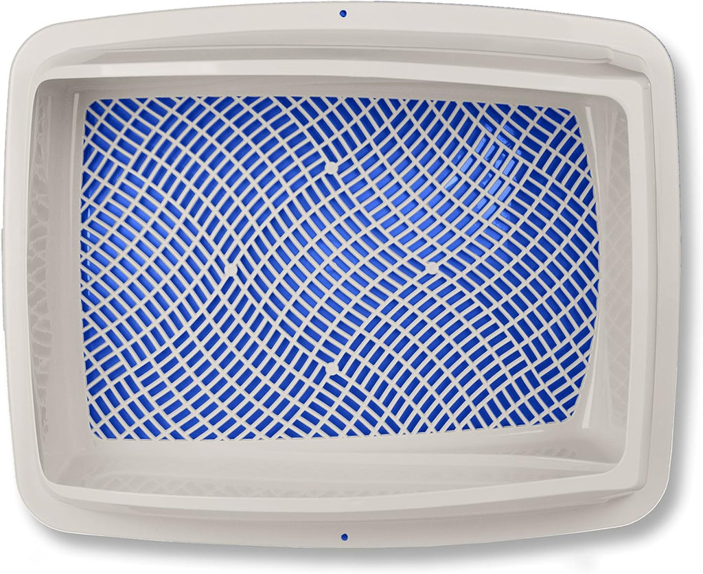 Large Sifting Cat Litter Box with Frame, High Sided N2625