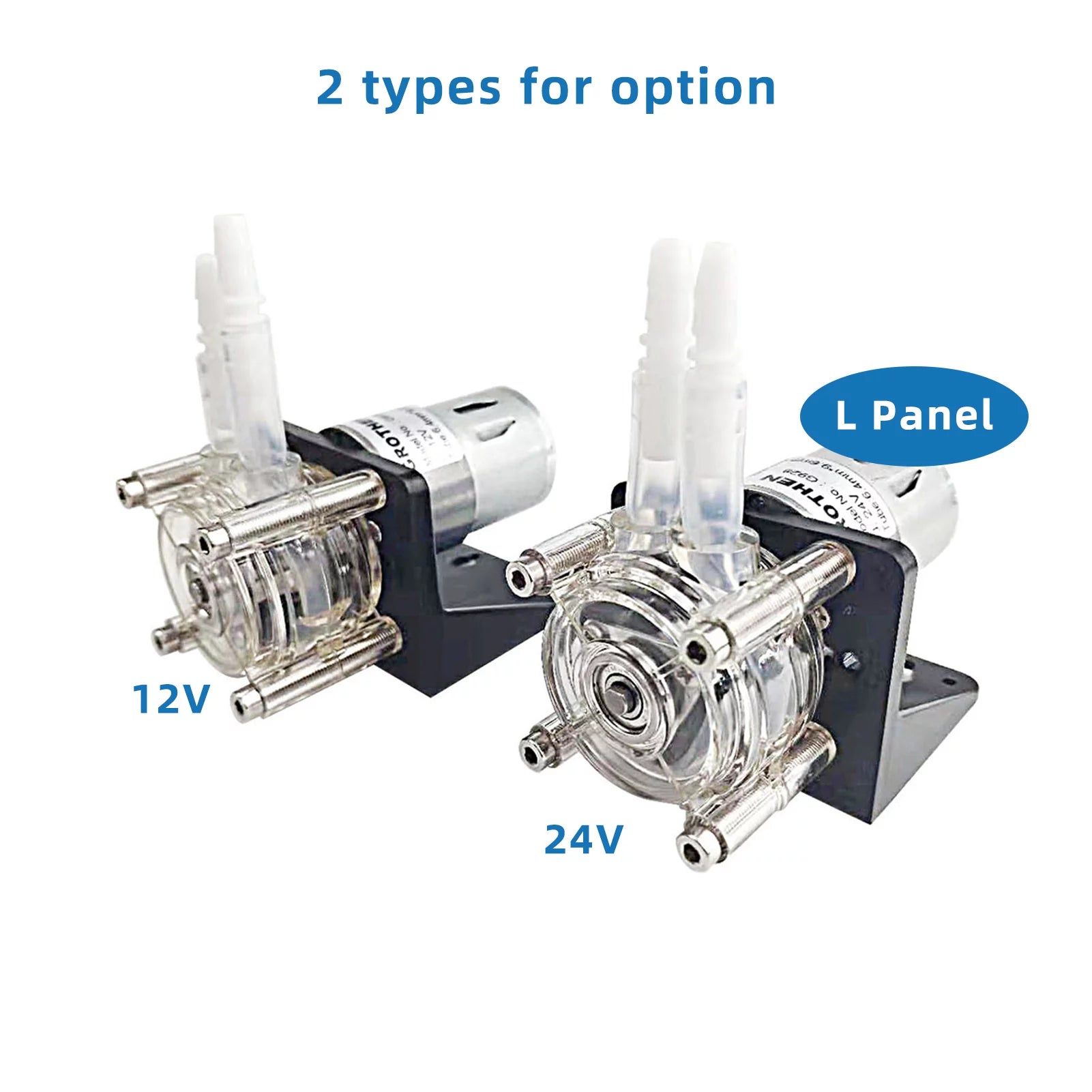 Dosing Pump 12V Peristaltic with Silicone Tubing for Aquarium Lab V73062