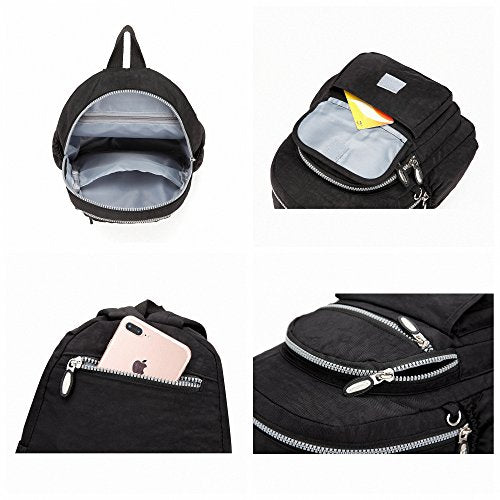 Mini Nylon Backpack for Women Casual Lightweight Daypack K17647