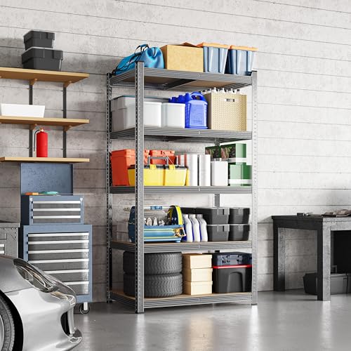 5-Tier Adjustable Metal Shelving Unit for Garage, Pantry, and Warehouse M7734