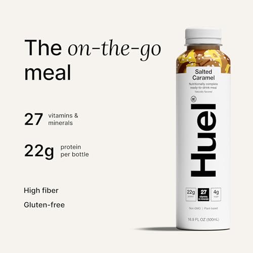 Chocolate Meal Replacement Drink, High Protein, Plant Based, 16.9 Fl Oz (12 Pack) T510