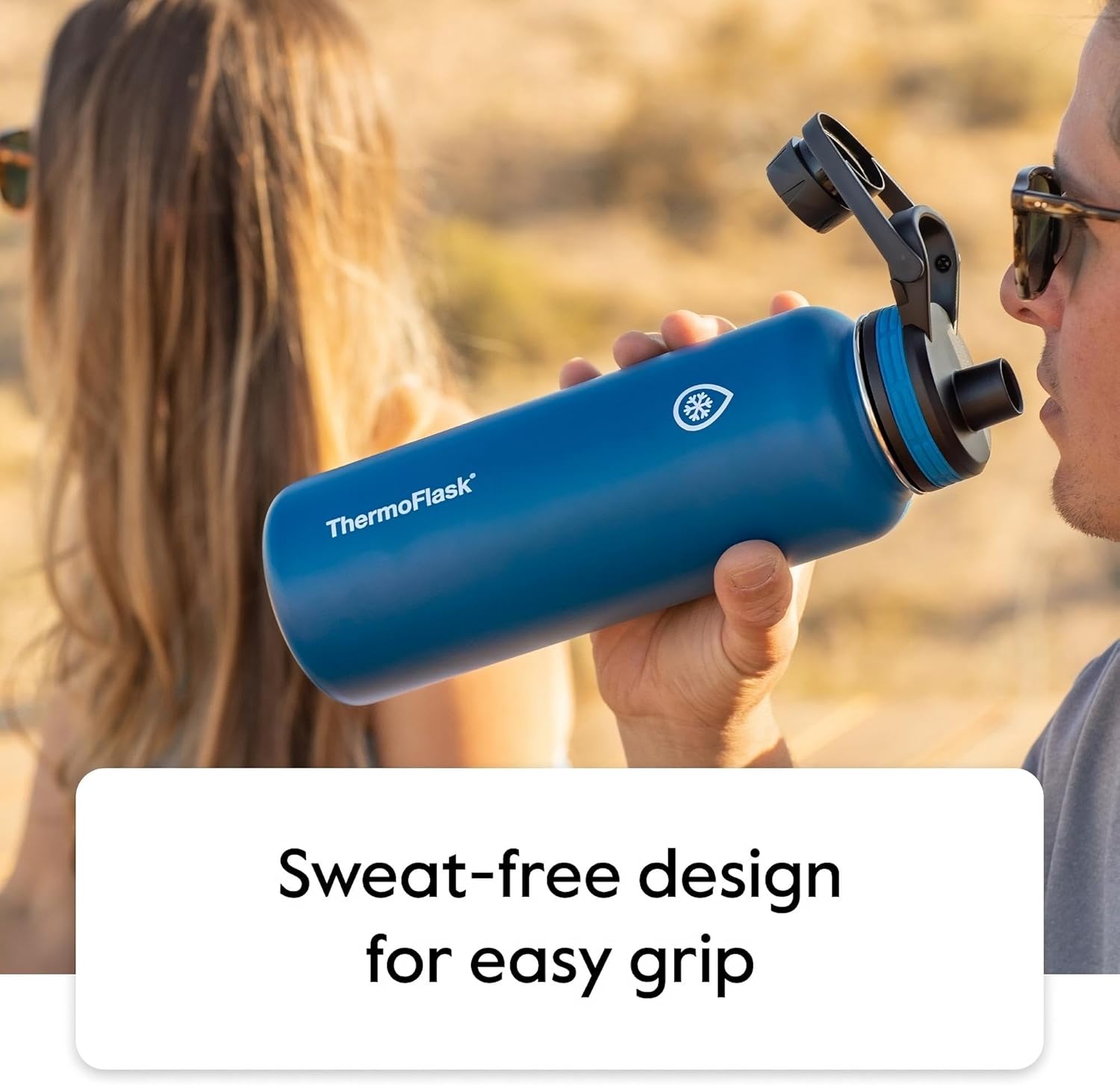 24 oz Double Wall Vacuum Insulated Stainless Steel Water Bottles, 2-Pack B1086