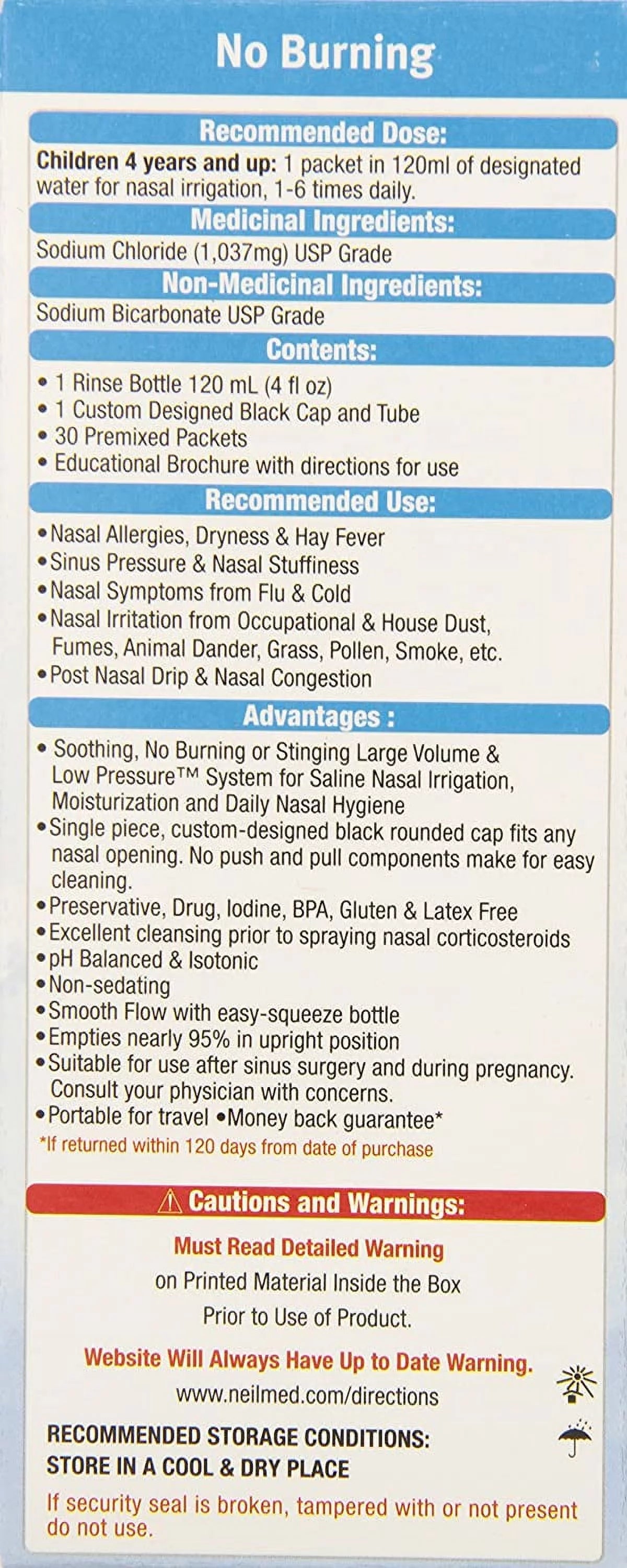Sinus Rinse Pediatric Starter Kit, 2 Pack K60122