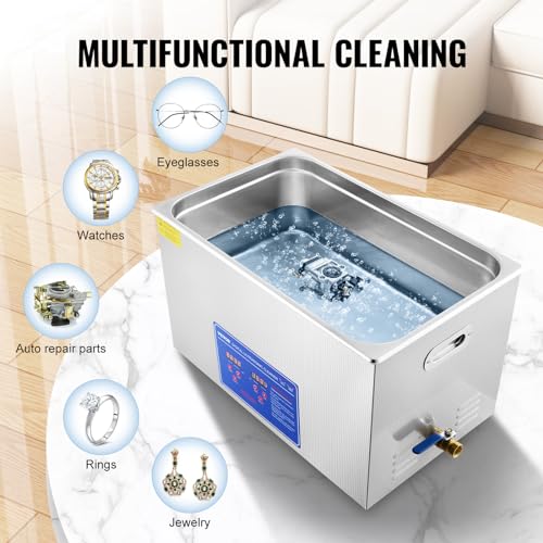 Ultrasonic Cleaner 15L with Digital Timer and Heater E27952