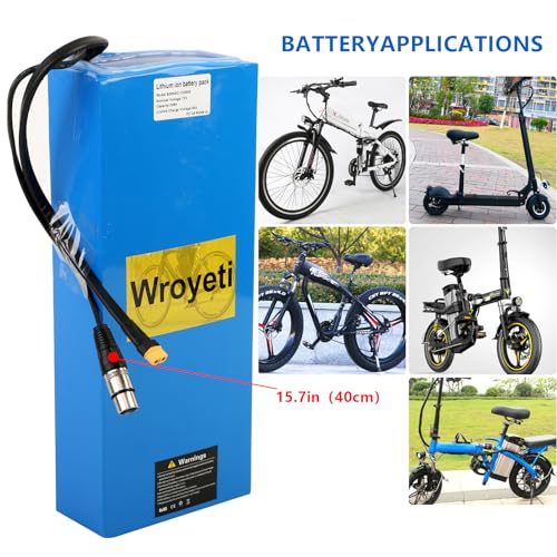 52V 20Ah Electric Bike Battery with 3A Charger and Connectors S825052