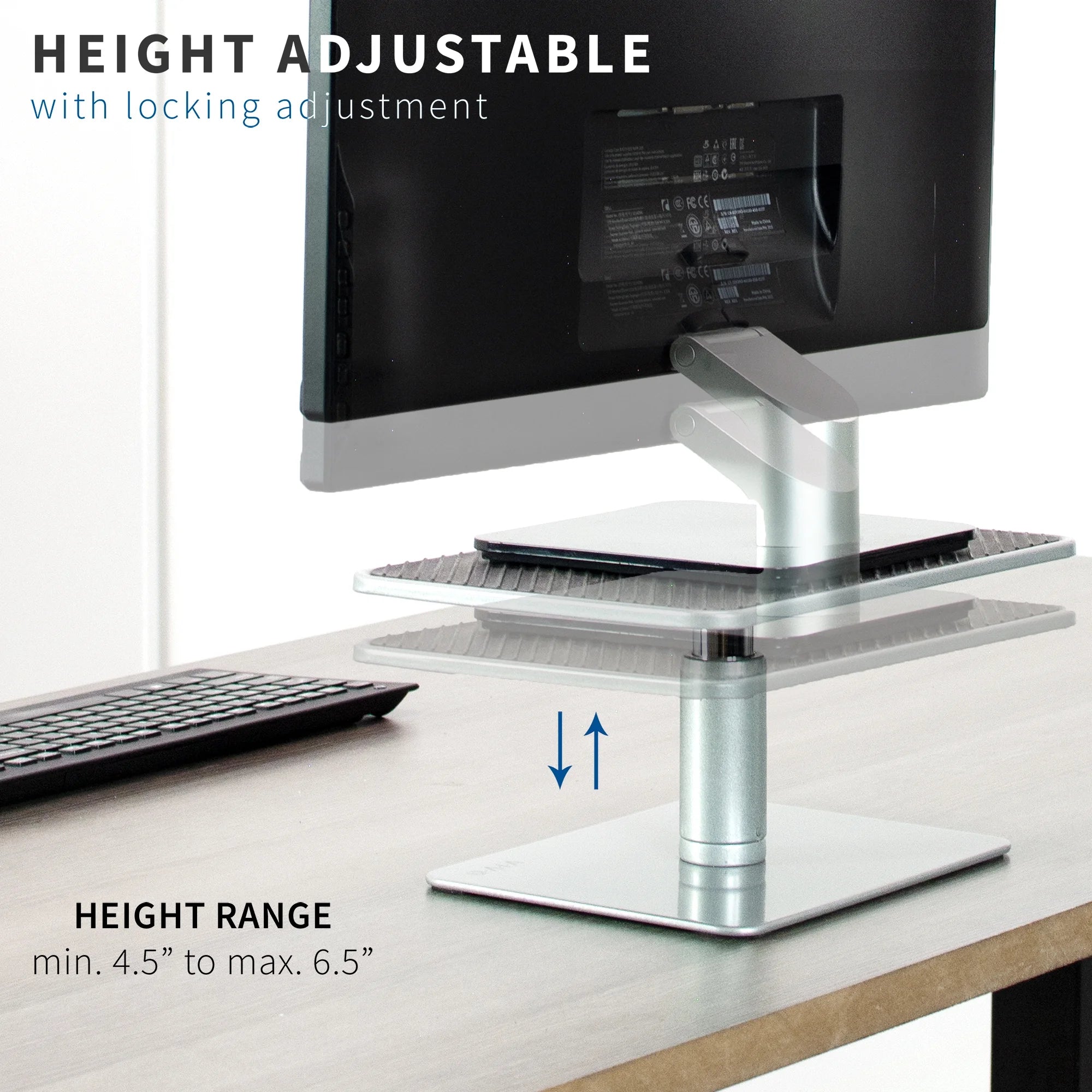 Adjustable Ergonomic Monitor and Laptop Riser Stand R52333