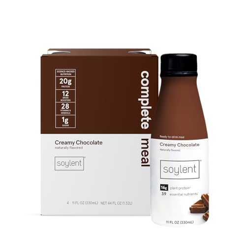 Gingerbread Meal Replacement Shake, Plant Based Protein Drink, 11oz (12 Pack) B2352