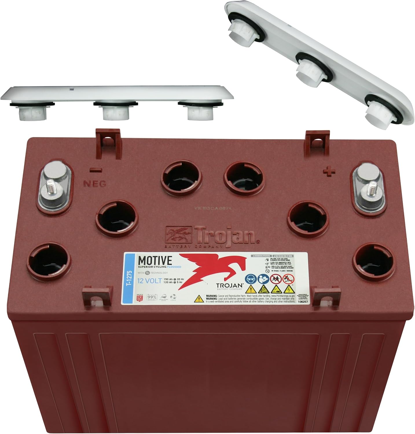 12V 150Ah Deep Cycle Battery x2 K28796