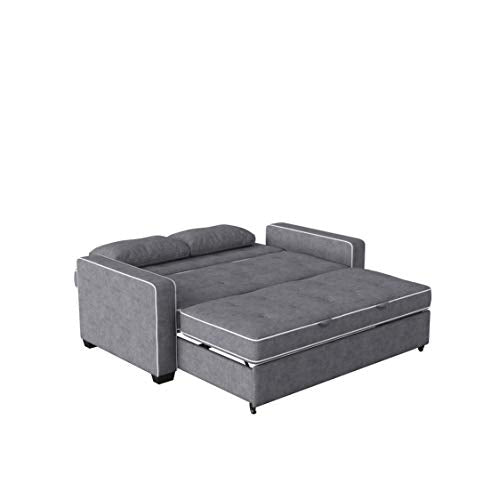 Convertible Sleeper Sofa, Queen Size, Navy Q5867