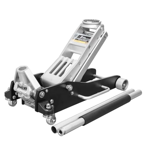 Hydraulic Low Profile Racing Floor Jack, 1.5 Ton Capacity E34626