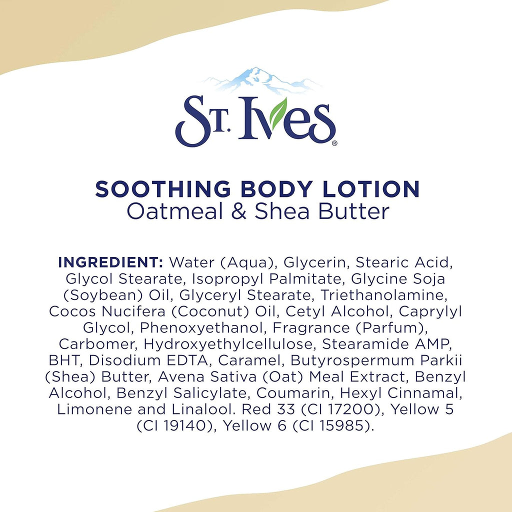 Soothing Hand & Body Lotion for Dry Skin with Oatmeal & Shea Butter, 21 oz I4855