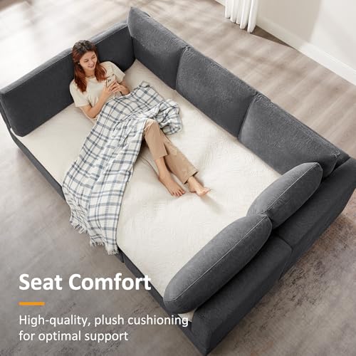 Modular Sectional Sofa with Ottoman for Small Apartments G42700