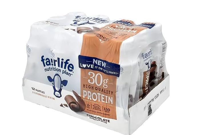 High Protein Chocolate Shake 30g, Gelatin Free, 11.5 fl oz, 12 Pack M289