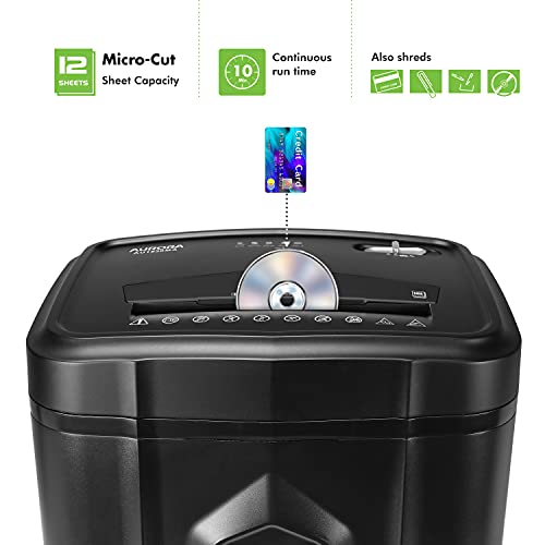 120-Sheet Auto Feed Micro-Cut Paper Shredder, 30 Minutes, Black M5132