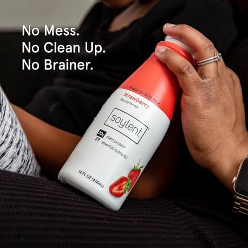 Gingerbread Meal Replacement Shake, Plant Based Protein Drink, 11oz (12 Pack) B2352