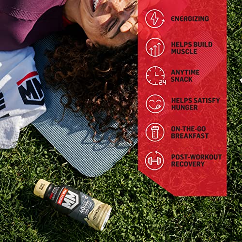 Protein Shake, Knockout Chocolate, 14 Fl Oz, 12 Pack, 40g Protein Q154163