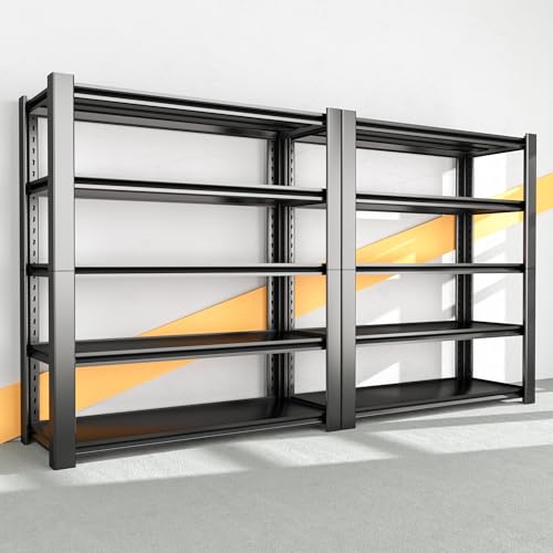 Heavy Duty Garage Shelving Unit, 5-Tier Adjustable Metal Storage Rack Y532