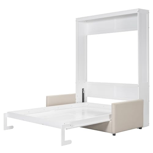 Queen Size Murphy Wall Bed with Cushion and Sofa R335677