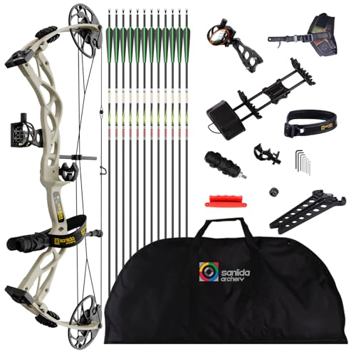 Compound Bow Package for Adults with Arrows, 0-70 Lbs Draw Weight D5640