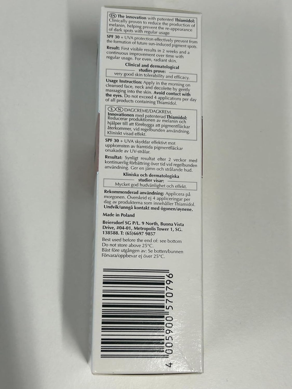 Pigment Reducing Day Cream SPF30 Z1084