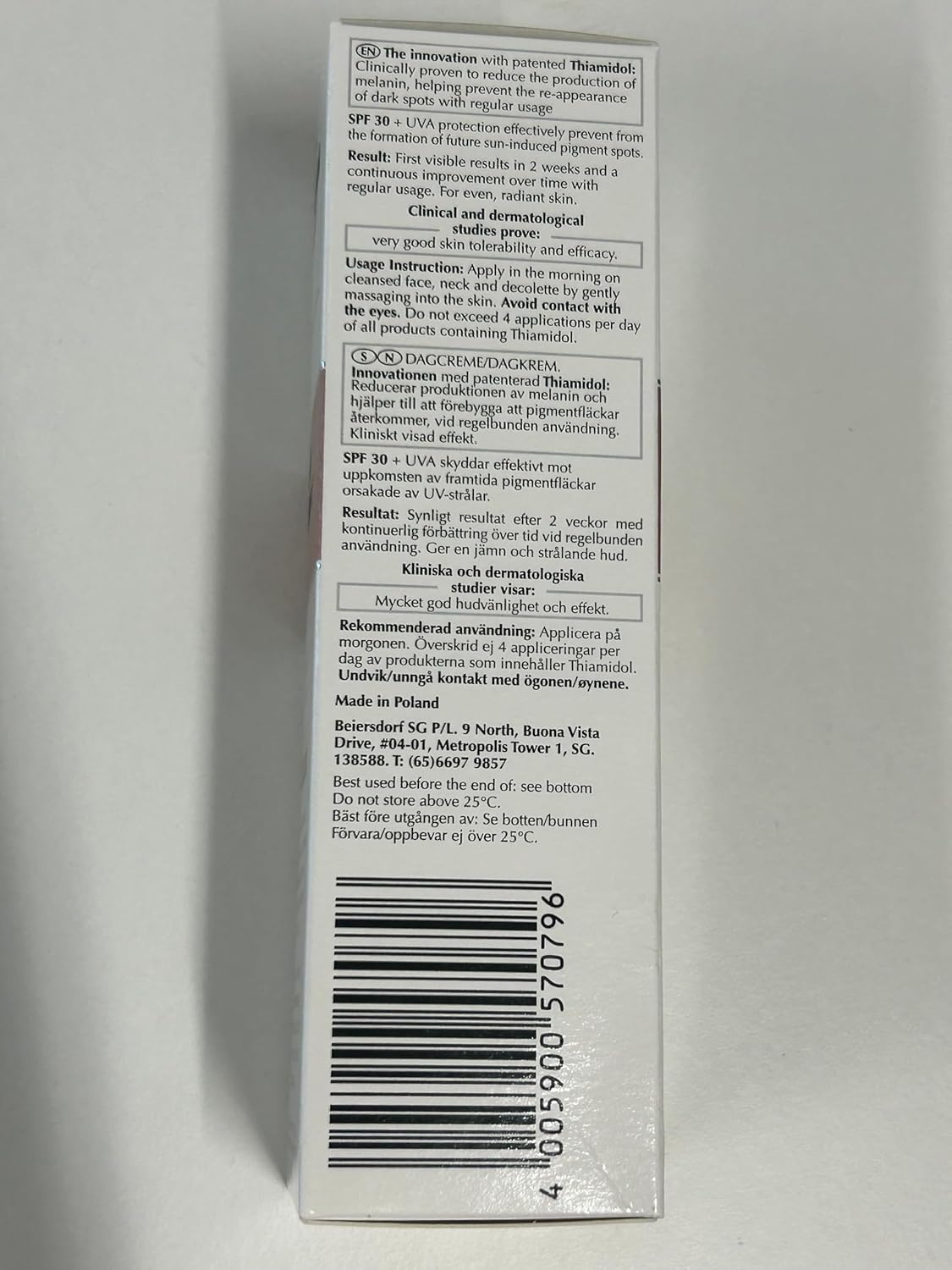 Pigment Reducing Day Cream SPF30 Z1084