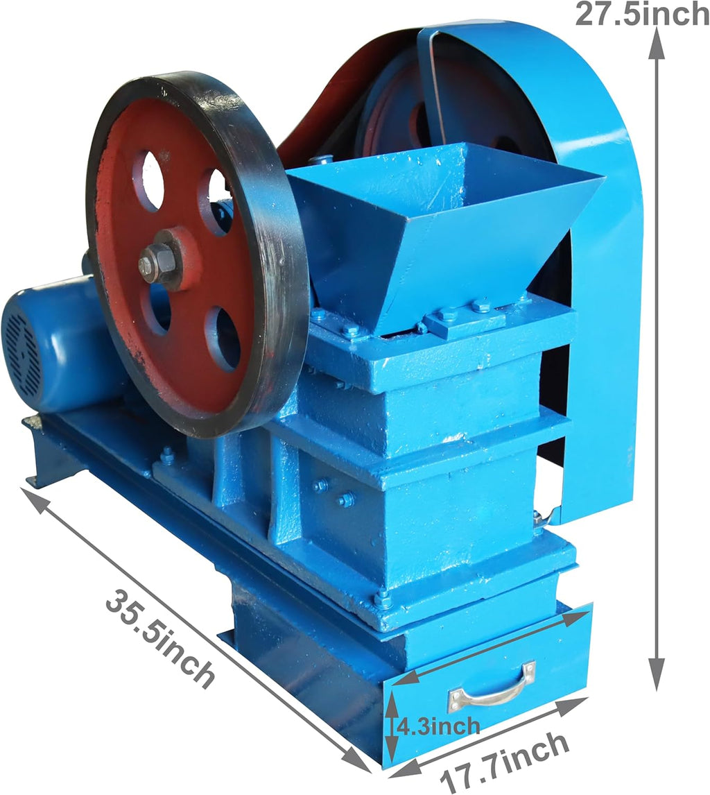 Jaw Crusher Grinding Machine for Stone Rock Concrete 220V H668