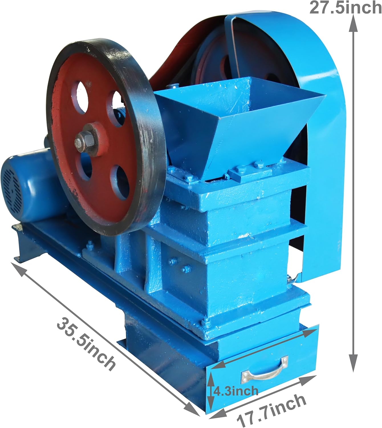 Jaw Crusher Grinding Machine for Stone Rock Concrete 220V H668
