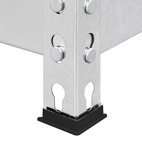 5-Tier Adjustable Metal Shelving Unit for Garage, Pantry, and Warehouse M7734