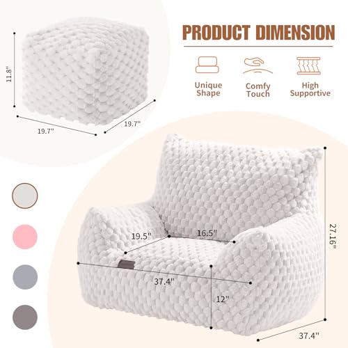 Giant Bean Bag Chair for Adults with Foot Rest Z4047