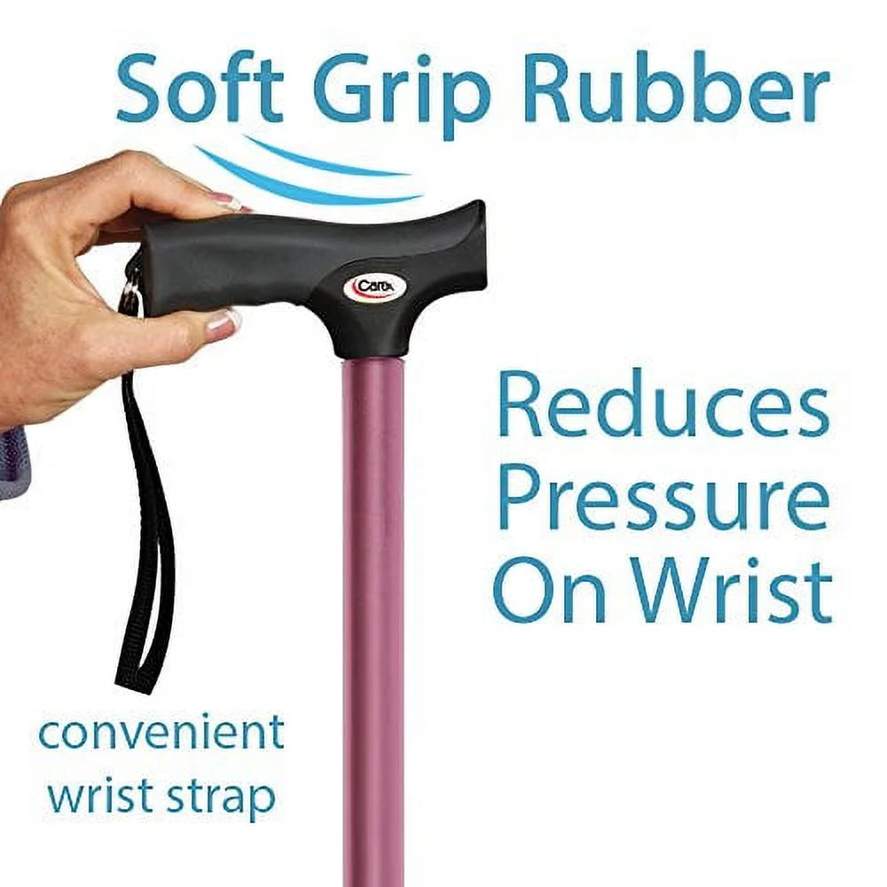 Soft Grip Cane, Soft Pink P632224