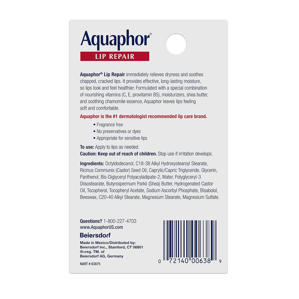 Lip Repair Ointment for Dry Chapped Lips, 0.35 oz Tube X5340
