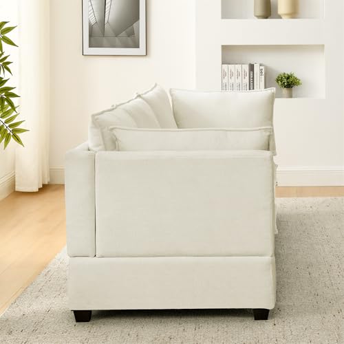 Modular Sectional Sofa with Ottoman, U-Shaped Lounge Couch H930