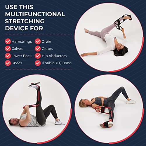 Hamstring, Lower Back & Calf Stretcher for Pain Relief Y564