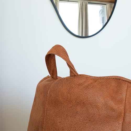 Dorm Bean Bag Chair with Drink Holder and Pocket, 3 feet R2503