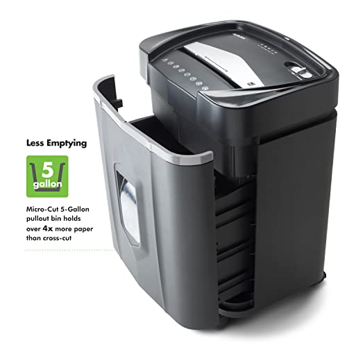 Micro-Cut Paper/CD/Credit Card Shredder, 12-Sheet, 60 Min Run Time V205