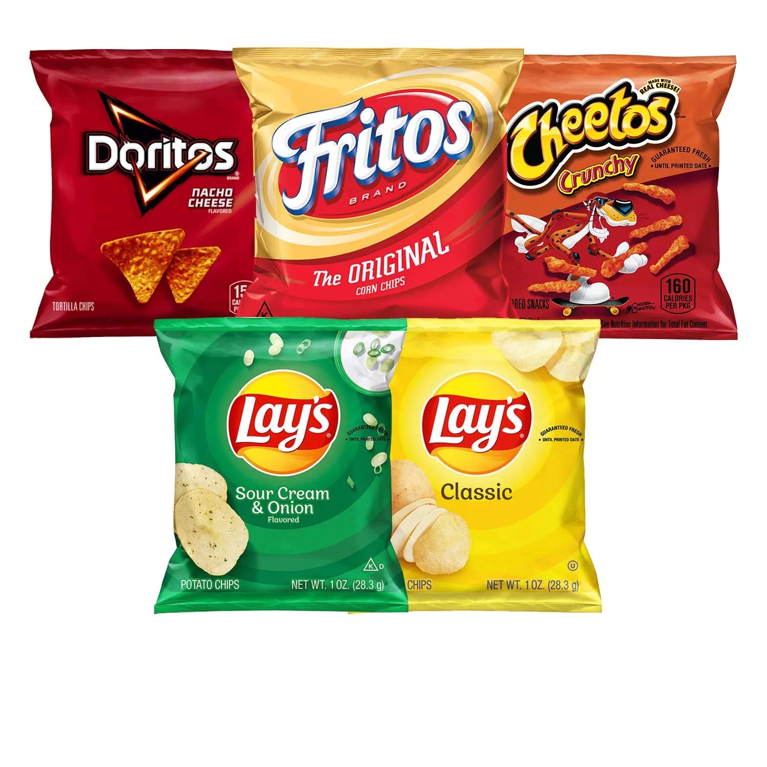 Classic Mix Variety Chips, 50ct. W44402