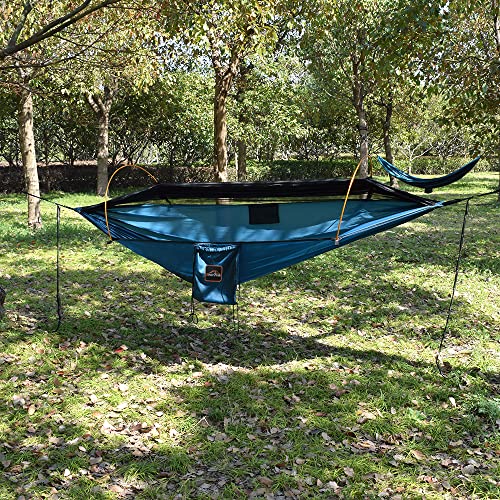 Camping Hammock with Mosquito Net, Lightweight Portable Double, 230T Nylon O54149