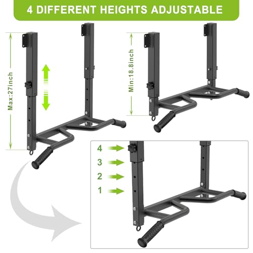 Adjustable Joist Mounted Pull Up Bar with Multi-Angle Grip G4778