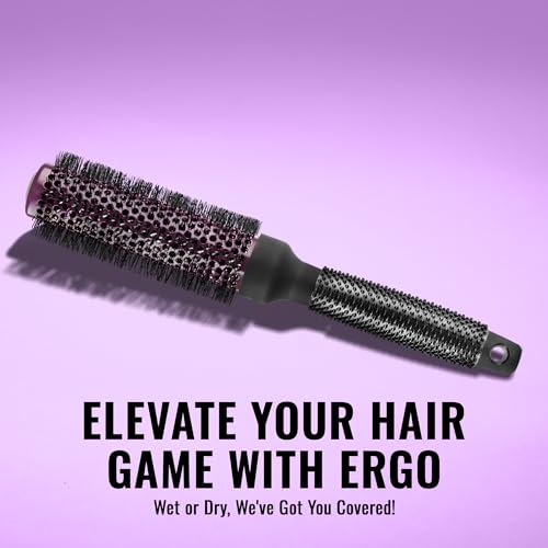 Round Brush for Blow Out - Salon Quality Hair Brushes for Women - Roller Brush for Blow Drying - Wet and Dry Hair Styling - Volumizing Blowout Brush O49906