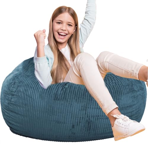 Faux Fur Bean Bag Chair for Adults with Filling Q65946