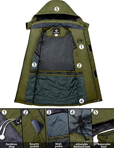 Men's Mountain Waterproof Ski Snow Jacket I350753