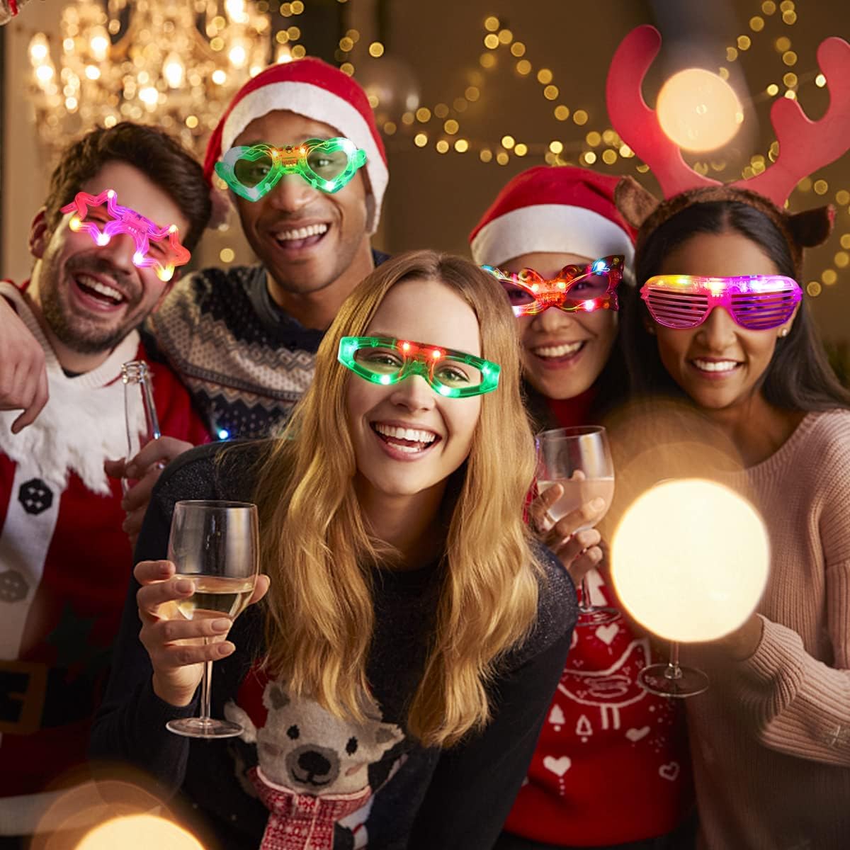 LED Glow Glasses Party Favors for Kids Adults R4464