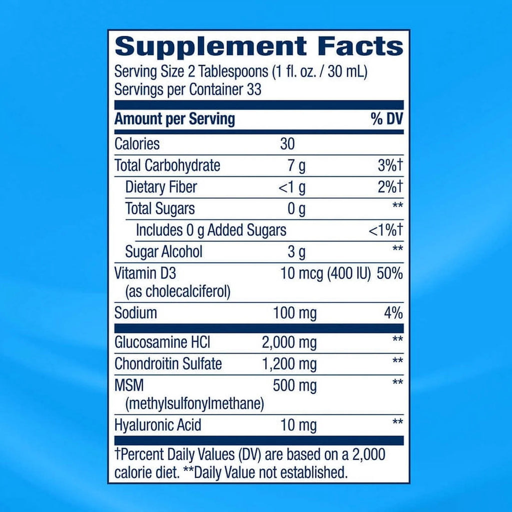 Joint Support Supplement Natural Berry Flavor 33.8 oz Y990435