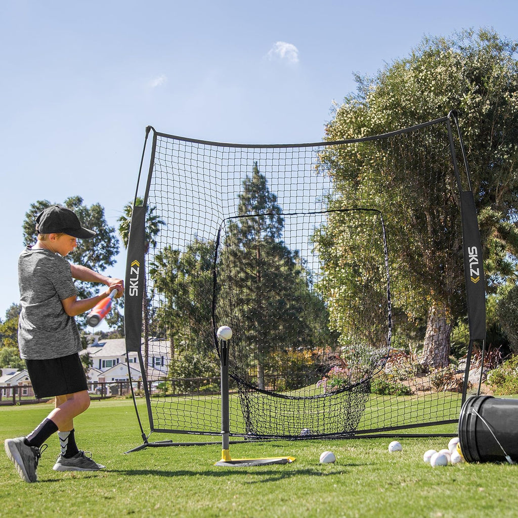Portable Baseball and Softball Hitting Net, 7 x 7 Feet Y38305