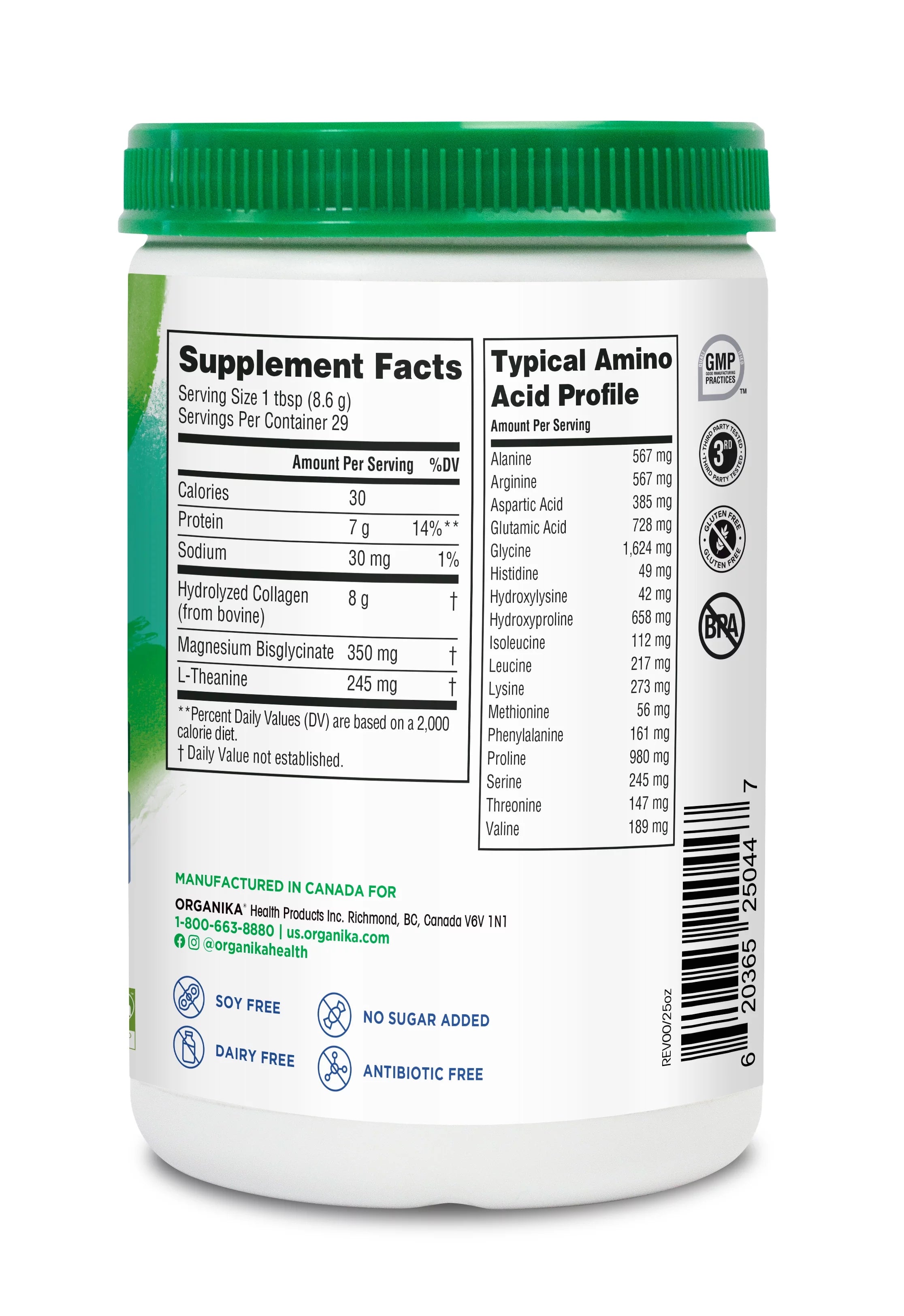 Enhanced Collagen Relax Powder with L-Theanine and Magnesium Y2202