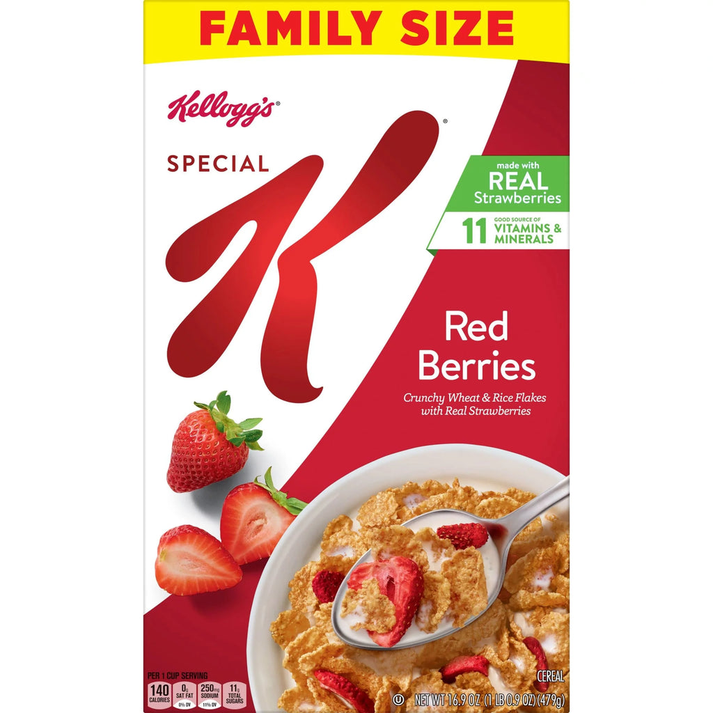 Red Berries Cold Breakfast Cereal, Pack of 3 A2645