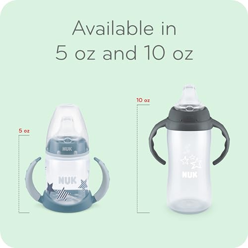 Learner Cup, 6+ Months, 5 Oz, BPA Free, Spill Proof Sippy Cup, 2 Count I916942