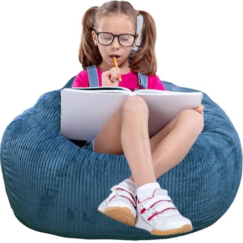 Faux Fur Bean Bag Chair for Adults with Filling Q65946