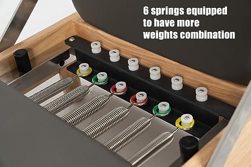 Foldable Wood Pilates Reformer Machine for Home Workout Y353794